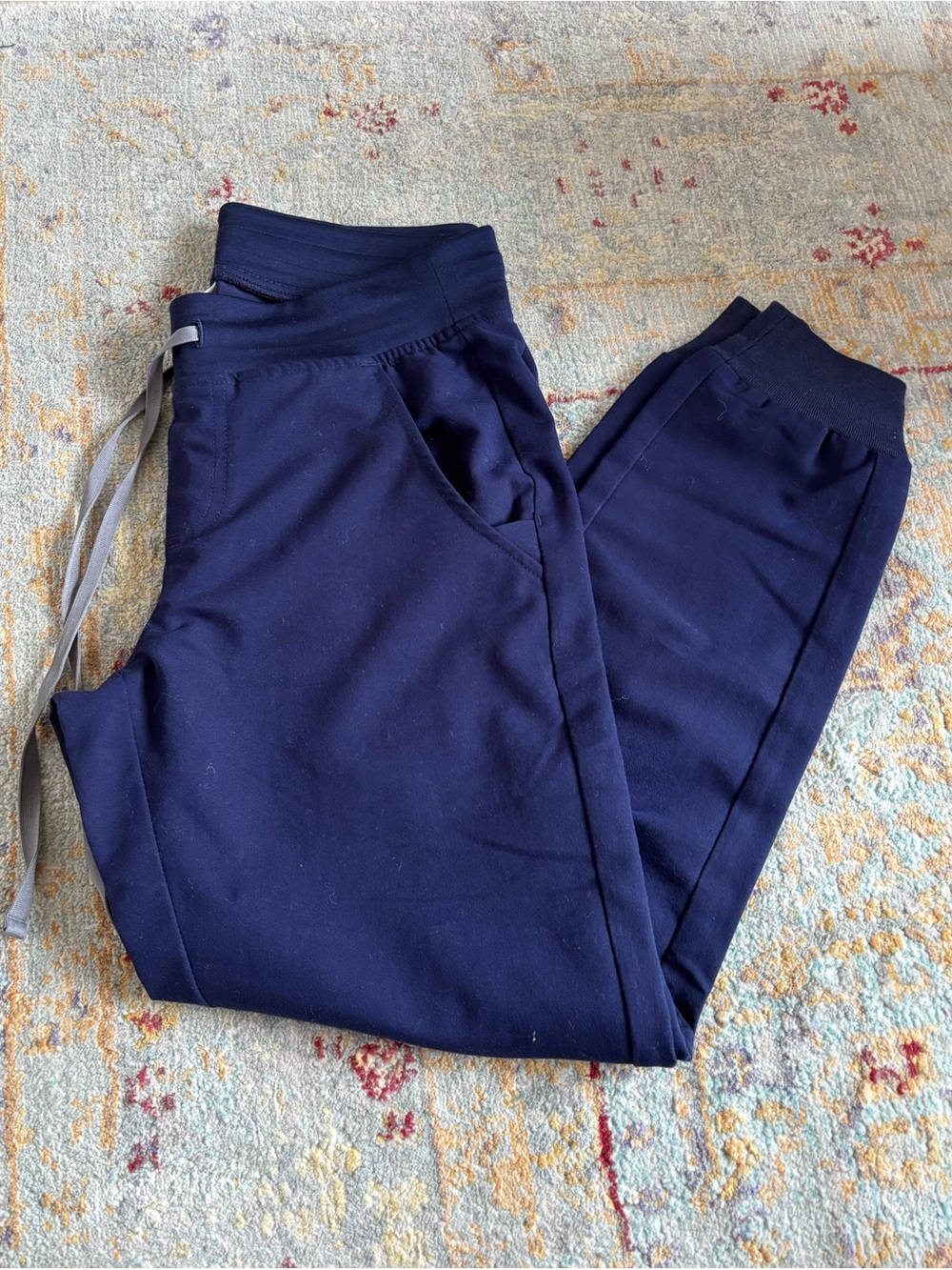 Figs Navy Petite Zamora Joggers Size XSP